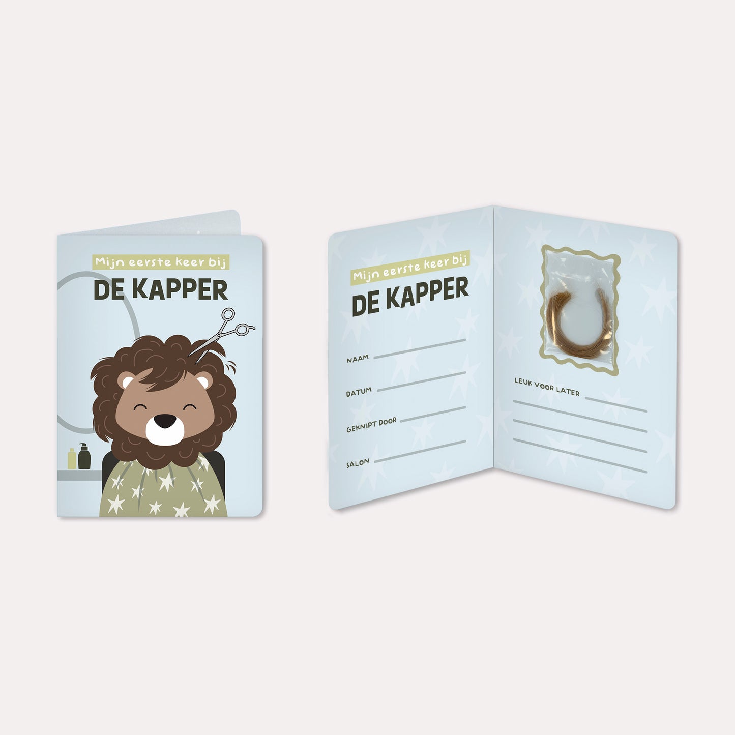 Haarlok Kaarten Leeuw