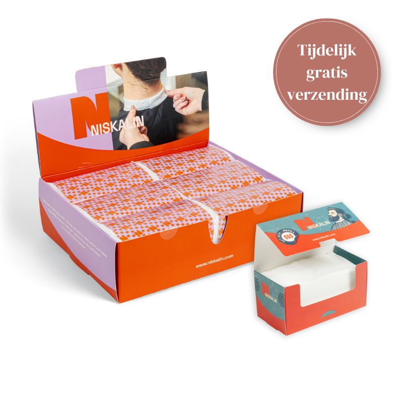 NISKALIN Navulling + Dispenser Barber Edition (350 stuks)
