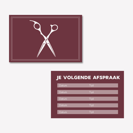 Afsprakenkaartje Basic
