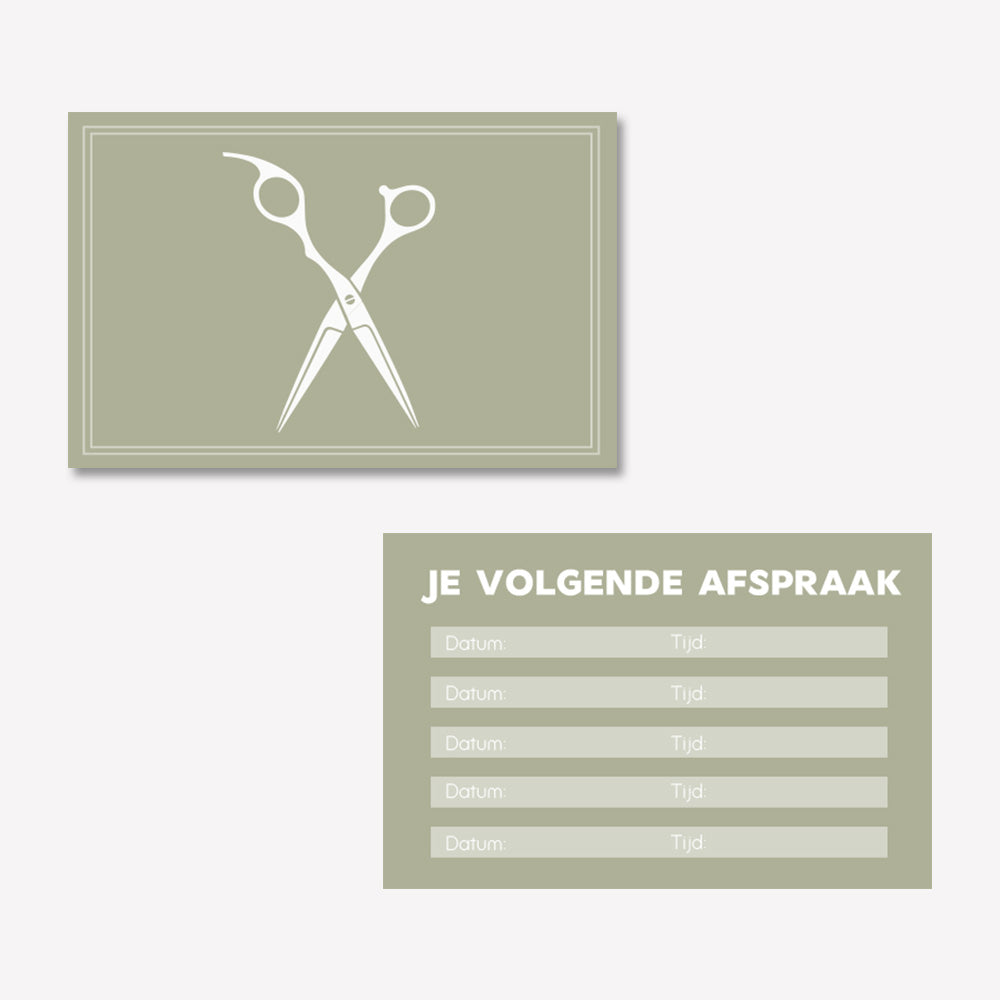 Afsprakenkaartje Basic