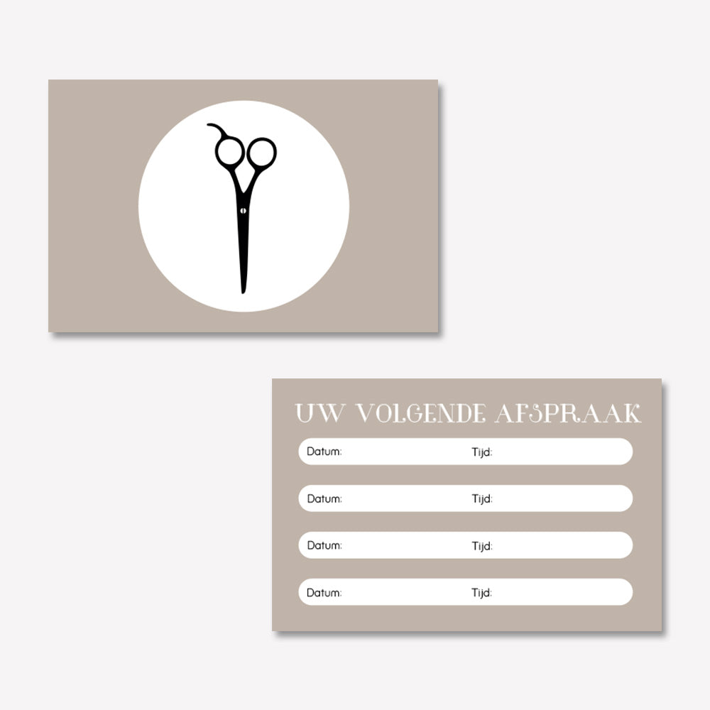 Afsprakenkaartje Classic