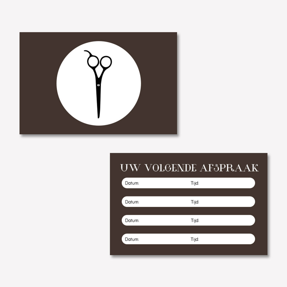 Afsprakenkaartje Classic