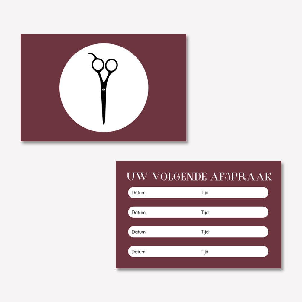 Afsprakenkaartje Classic