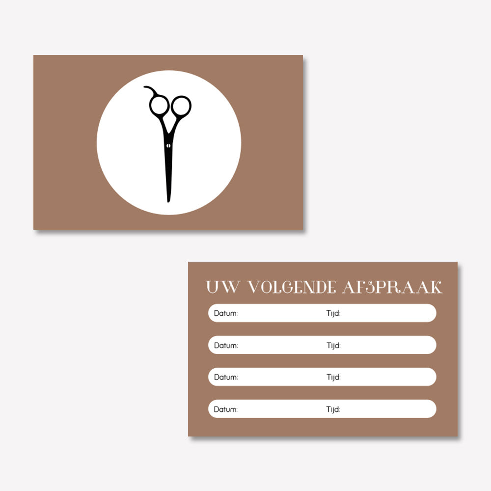 Afsprakenkaartje Classic