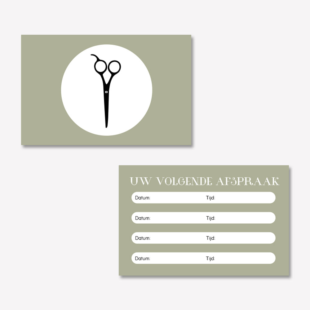 Afsprakenkaartje Classic