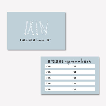 Afsprakenkaartje Classy