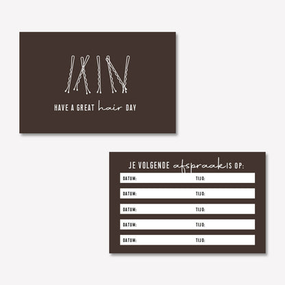 Afsprakenkaartje Classy