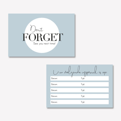 Afsprakenkaartje Elegant