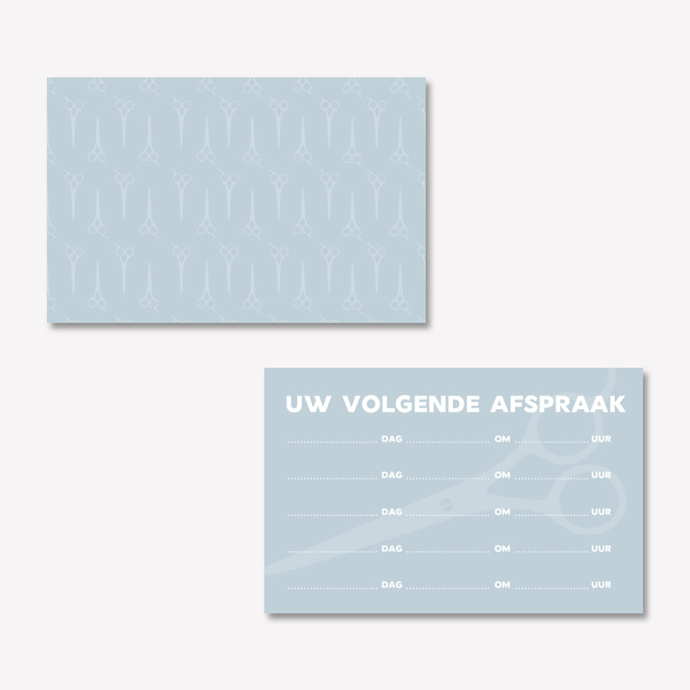 Afsprakenkaartje Modern