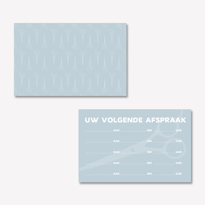 Afsprakenkaartje Modern