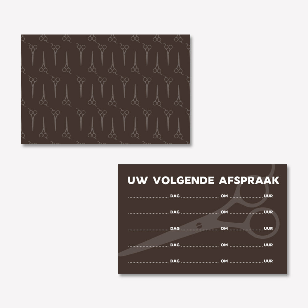Afsprakenkaartje Modern