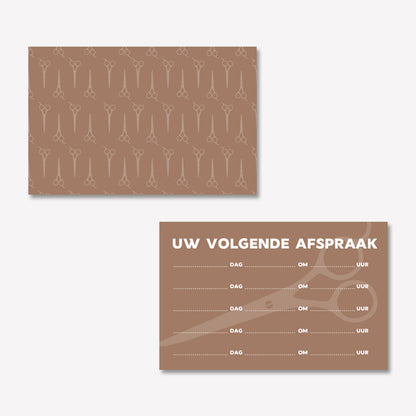 Afsprakenkaartje Modern