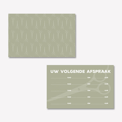 Afsprakenkaartje Modern
