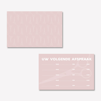 Afsprakenkaartje Modern