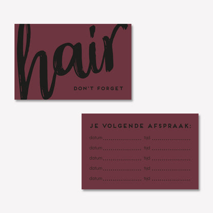 Afsprakenkaartje Trendy