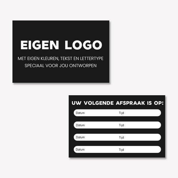 Afsprakenkaartjes op maat