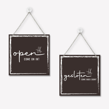 Open/gesloten bordje Classy