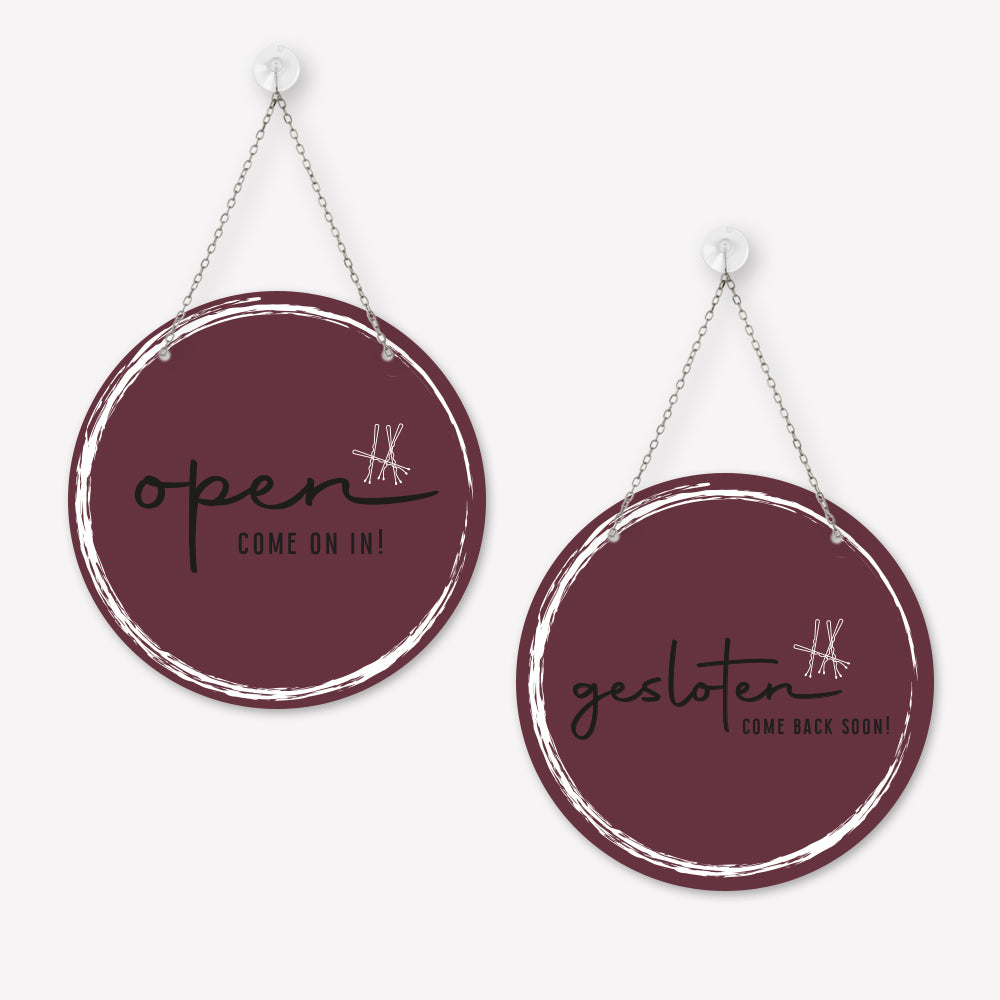 Open/gesloten bordje Classy