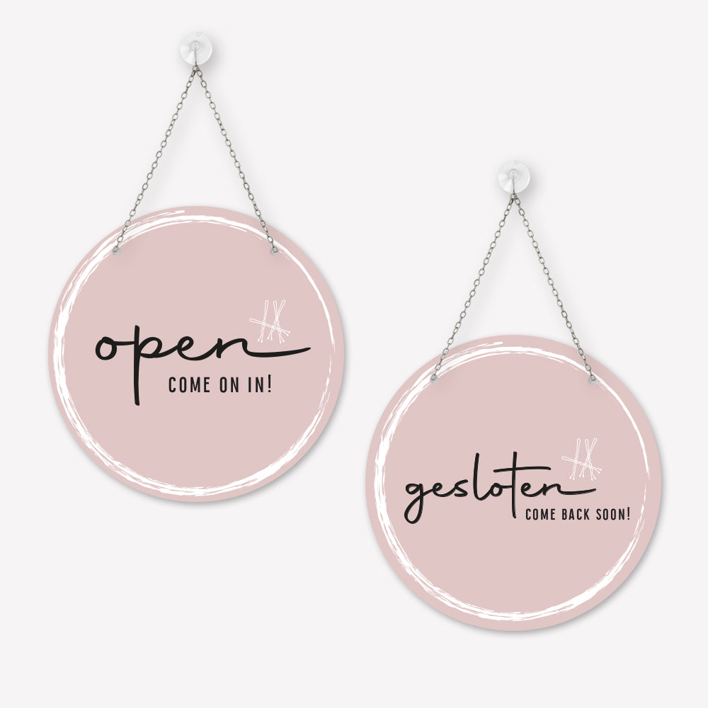 Open/gesloten bordje Classy