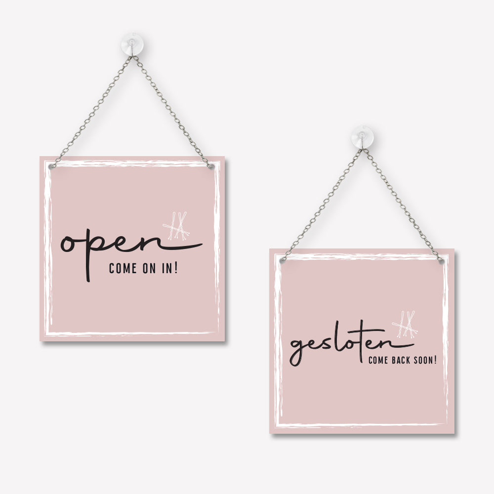 Open/gesloten bordje Classy