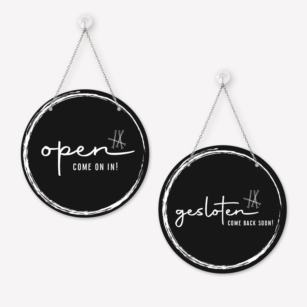 Open/gesloten bordje Classy