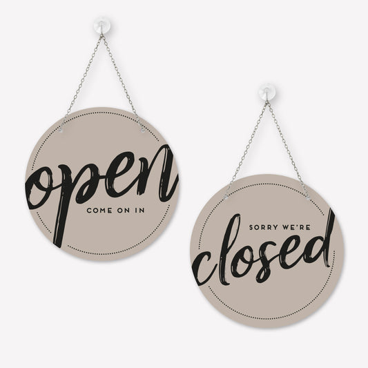 Open/gesloten bordje Trendy